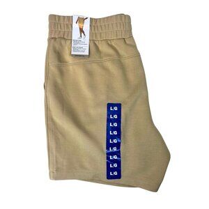 NEW Mondetta High-Rise Shorts | Tan | Size L